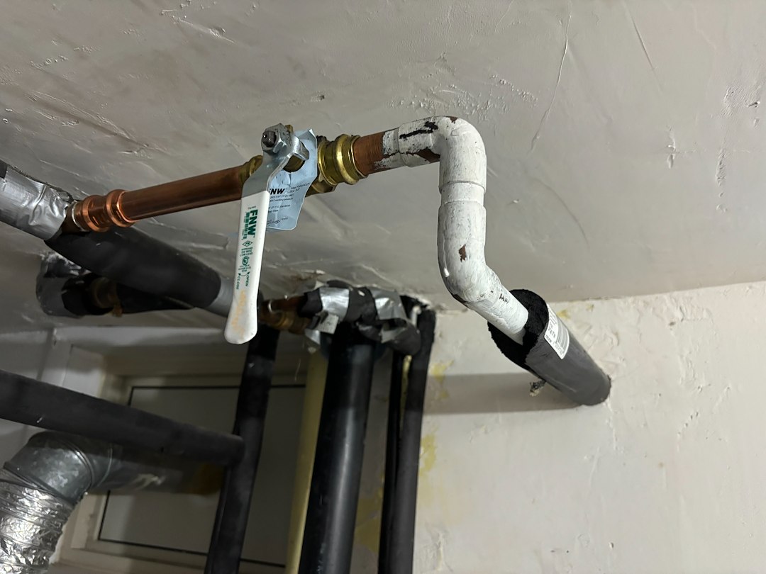 New Ball Valve Installation for Irrigation System